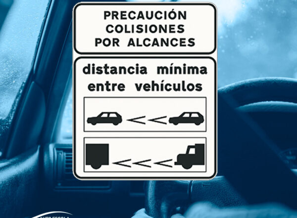 S-992 Senyal informatiu de la distància mínima entre vehicles